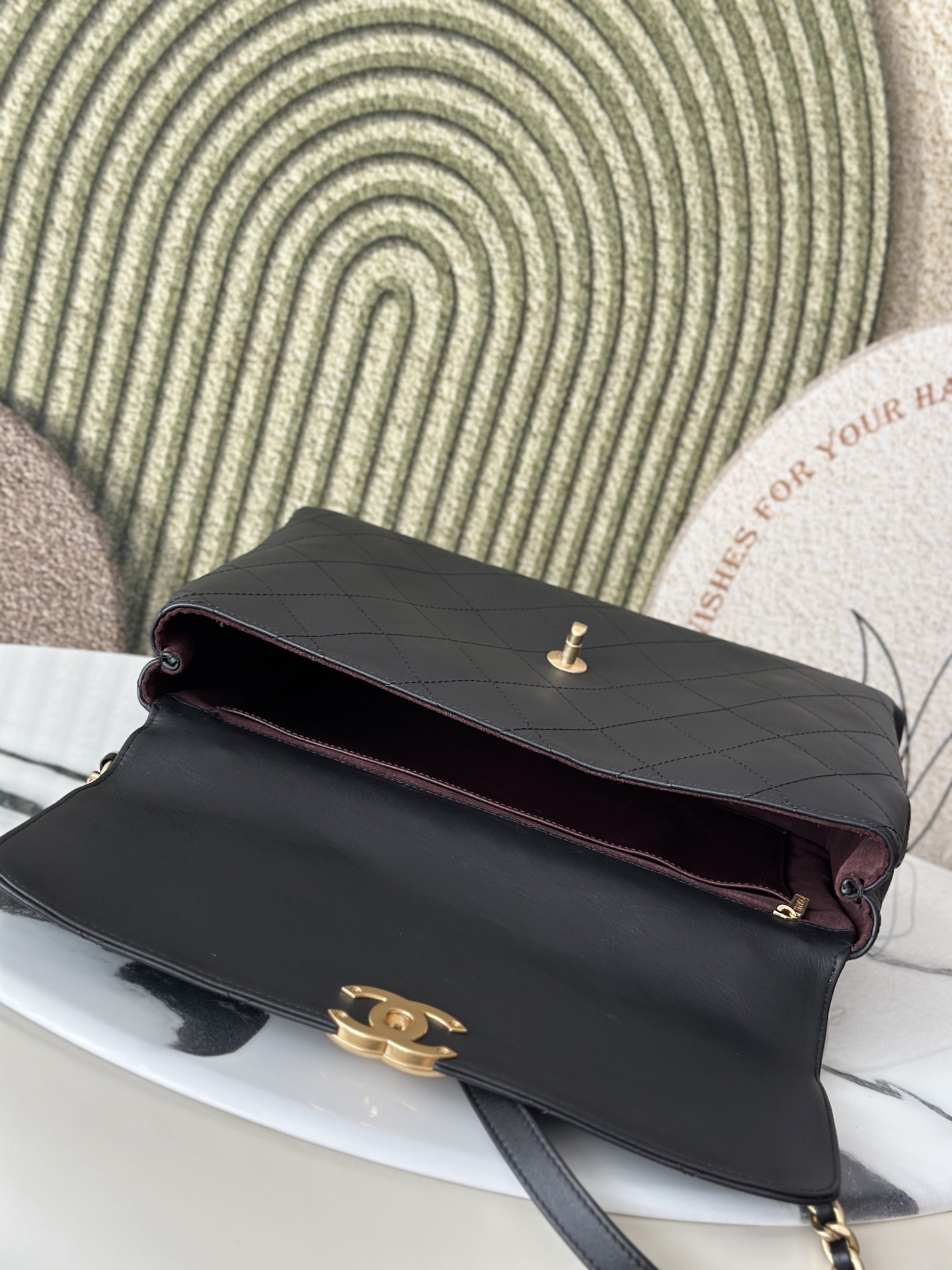 Black Calfskin Quilted Kelly Top-Handle Bag (Classic Style) - Mocuir