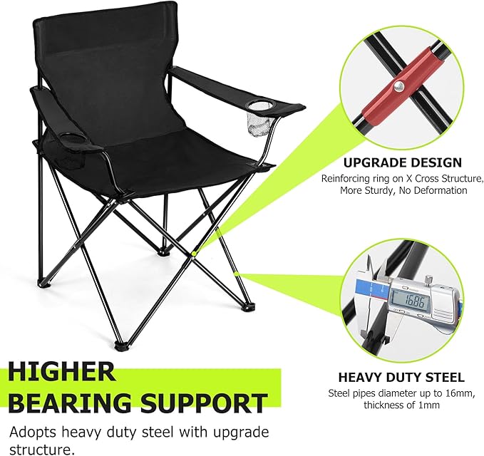 Camping Lawn Chairs & Table Set