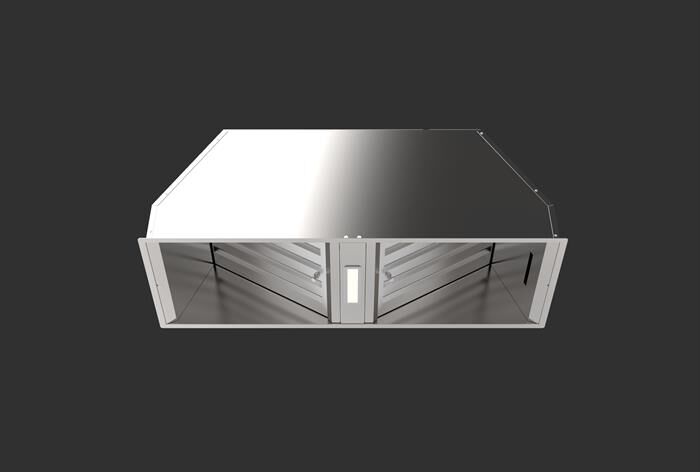 GLEM GAS - Cappa a parete GHF870IXA Classe A-Inox