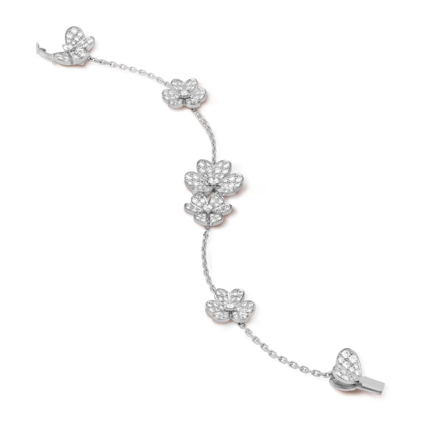 Frivole bracelet, 5 flowers