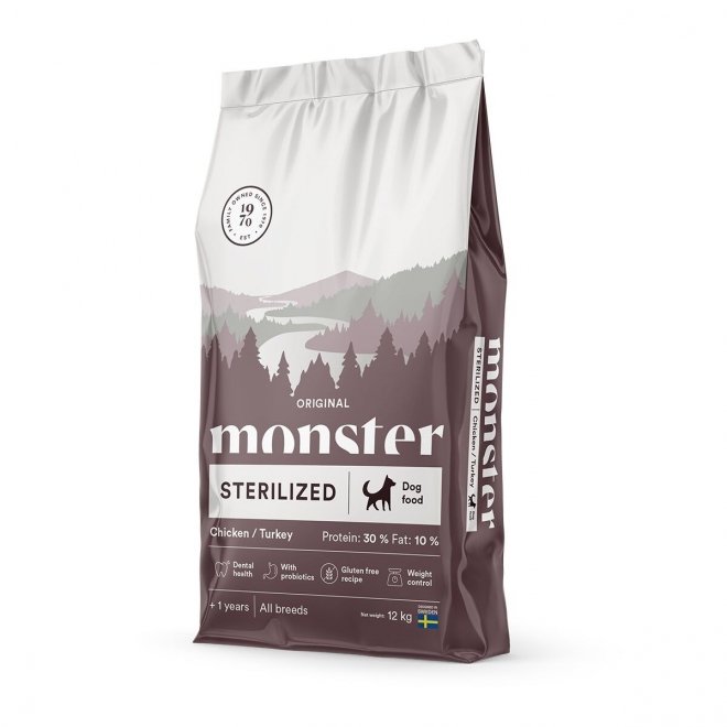 Monster Dog Sterilized All Breed Kylling & Kalkun