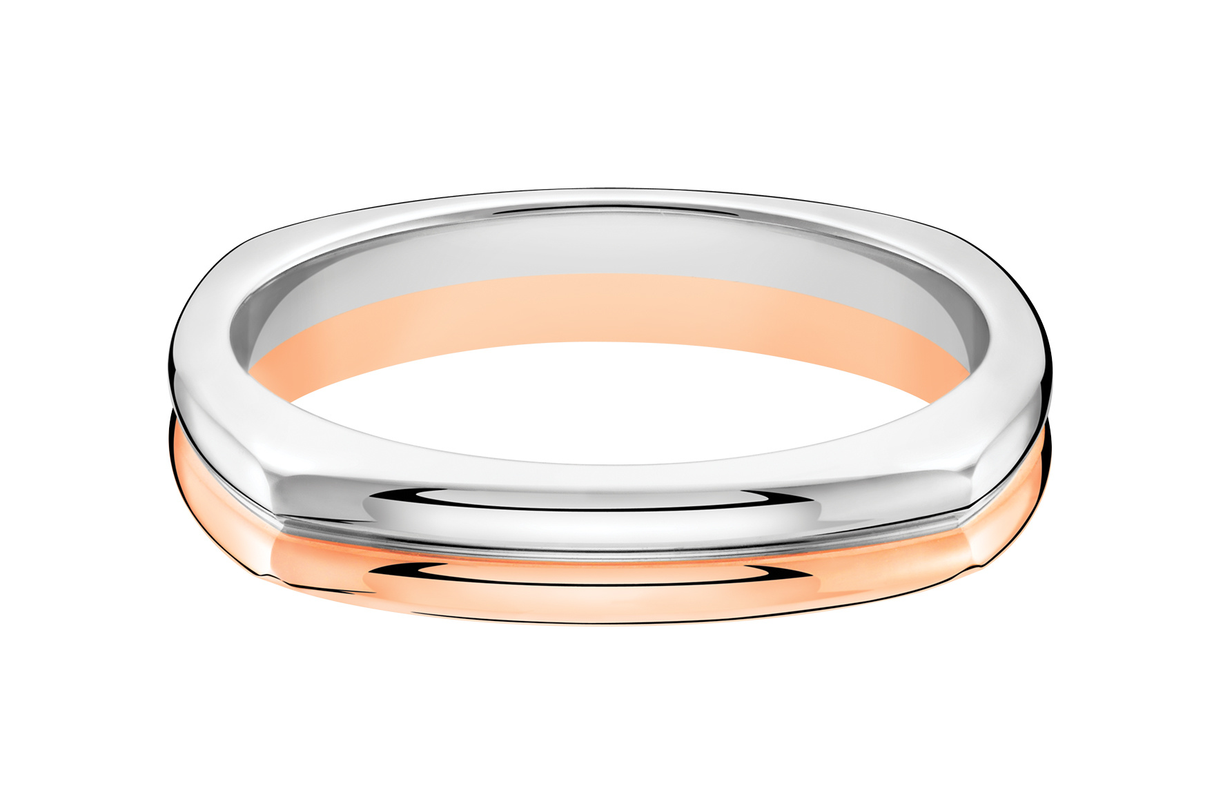 Tian Di Two-color Wedding Band