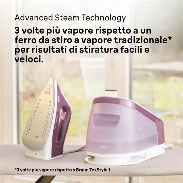BRAUN - SISTEMA STIRANTE CARESTYLE 1 PRO IS1514VI-Viola