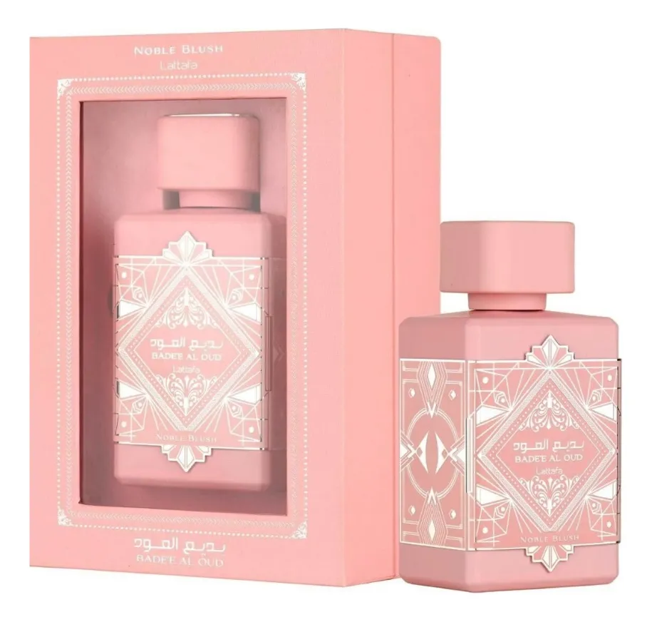 Perfume Lattafa Bade Al Oud Noble Blush 100ml Edp Para Dama