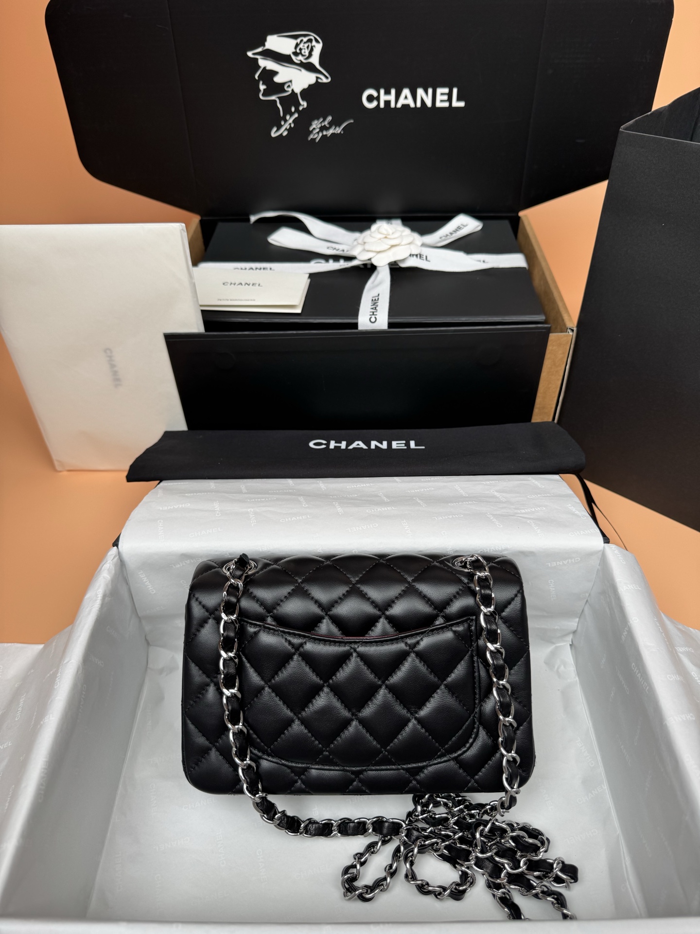 Classic Flap Mini（Silver LOGO） - Mocuir