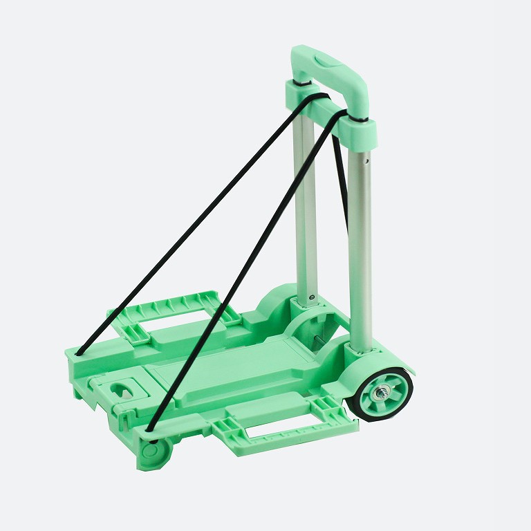 Small cart folding household carrying trailer portable stall trolley hand cart luggage cart