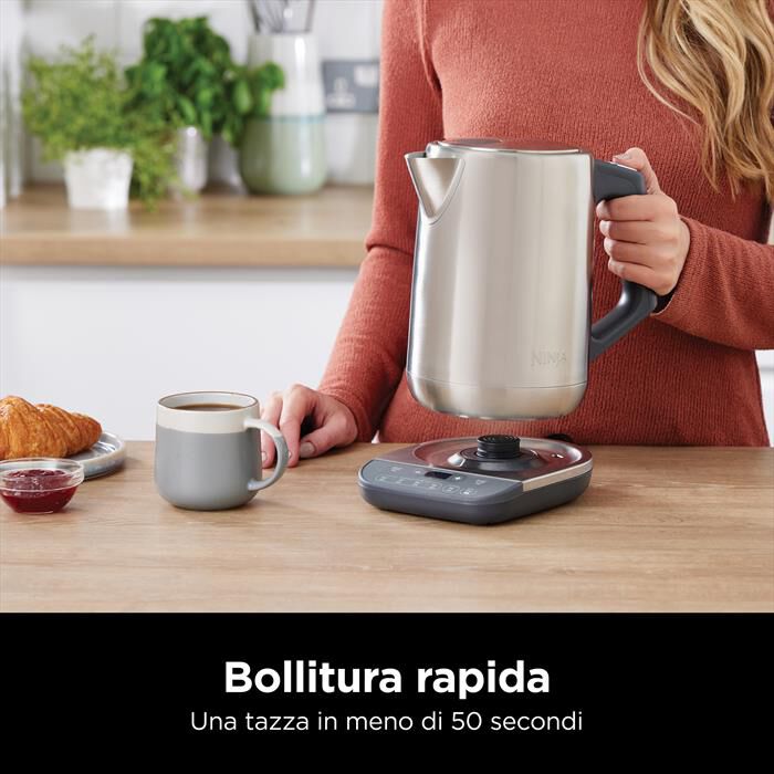 NINJA - Bollitore KT201EU PRECISION TEMP. ELECTRIC KETTLE-ACCIAIO