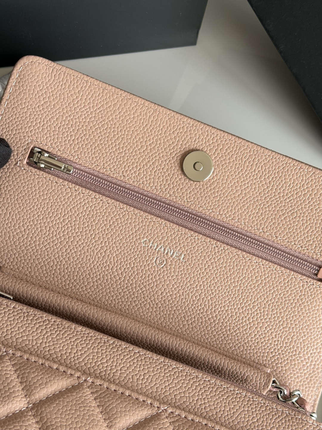 25C/26C Wallet On Chain（Nude Pink） - Mocuir