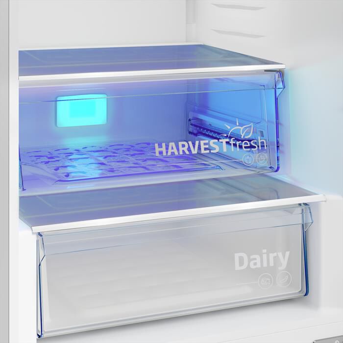 BEKO - Frigorifero combinato B5EUNA406HXB Classe C 355 lt-Metal Look