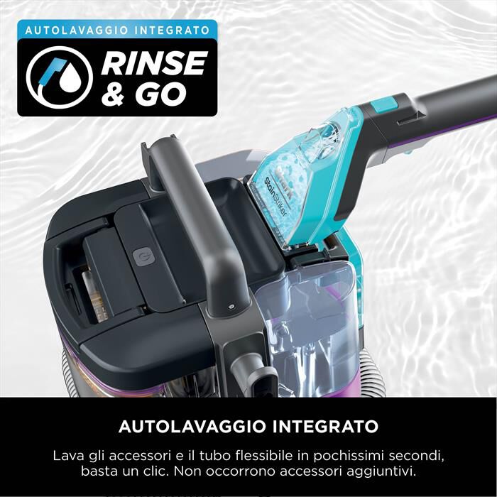 SHARK - SMACCHIATORE PORTATILE STAINSTRIKER HAIRPRO PET-Grigio