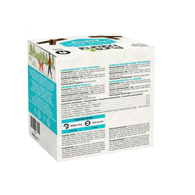Purenatural Dental Sticks Kalkun 28 stk