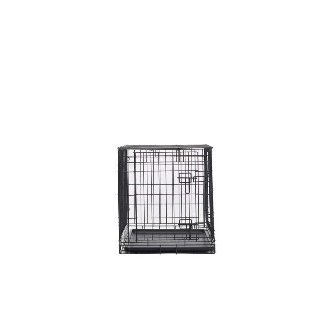 Savic Dog Cottage Hundebur Metall Sort