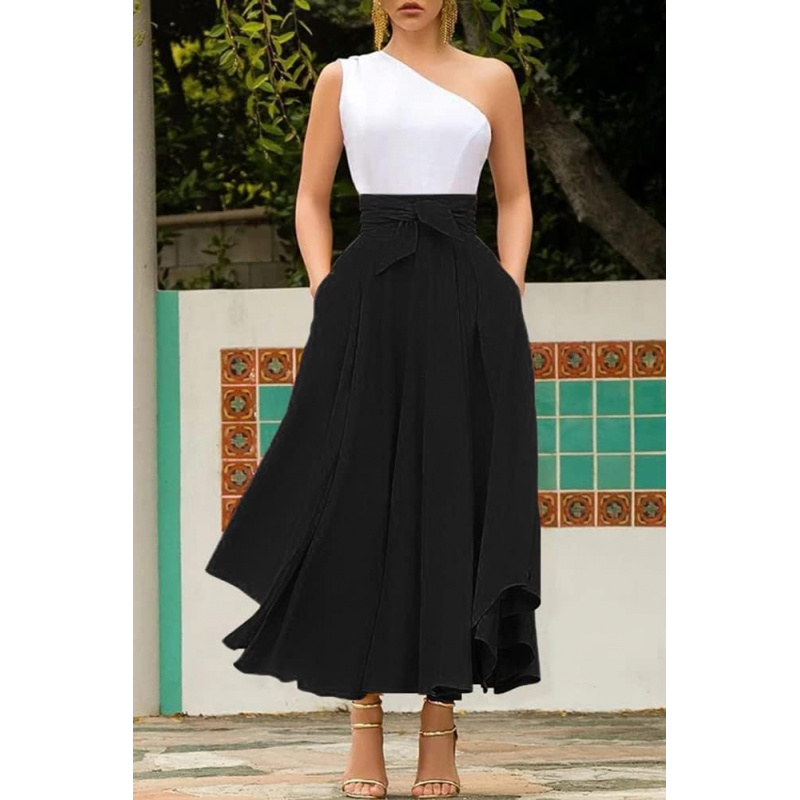 Women's Elegant High Waisted Side