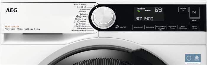 AEG - Lavatrice LR7FD104V 10Kg Classe A-Bianco