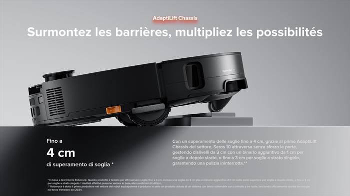 ROBOROCK - Aspirapolvere robot SAROS 10-Black