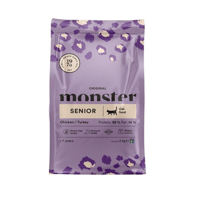 Monster Cat Original Senior Chicken & Turkey