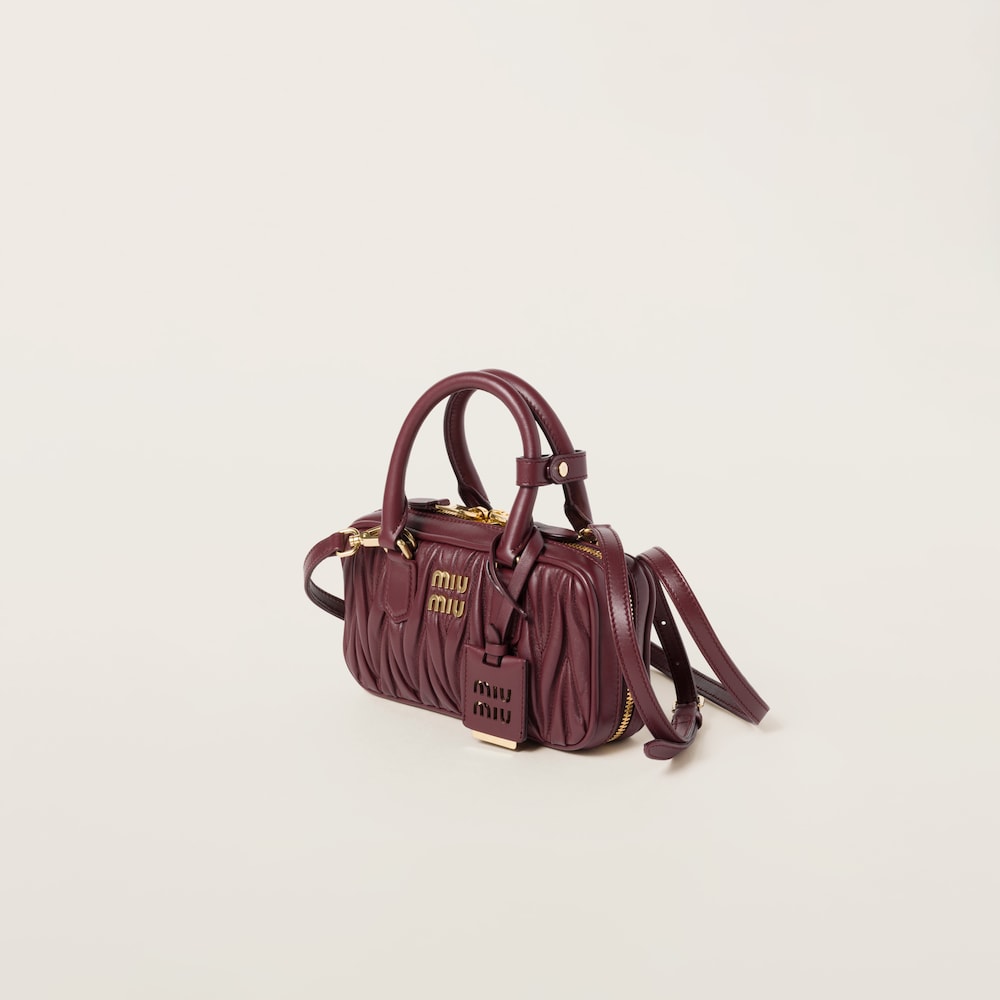 Arcadie matelassé nappa leather mini-bag