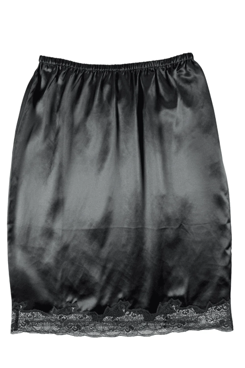 Only Hearts Silk Charmeuse Knee Length Skirt
