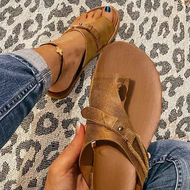 Women's Solid Color Daily Sandals