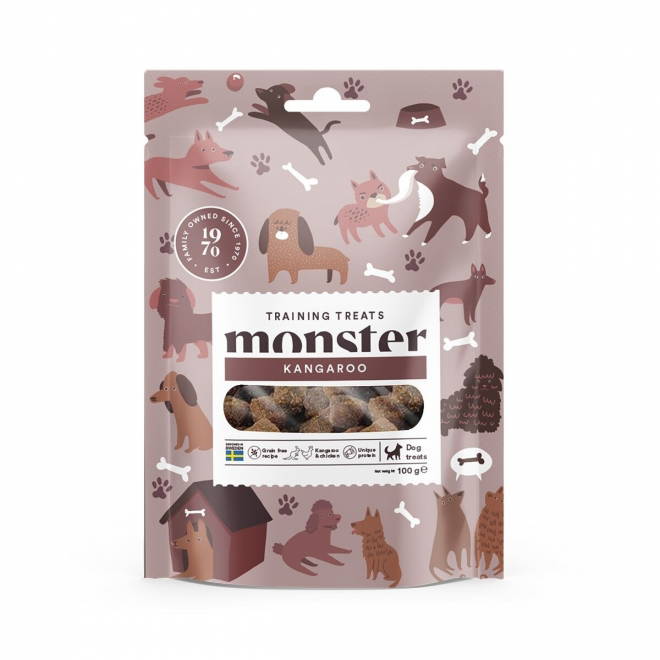 Monster Dog Treningsgodbiter Kenguru 100 g