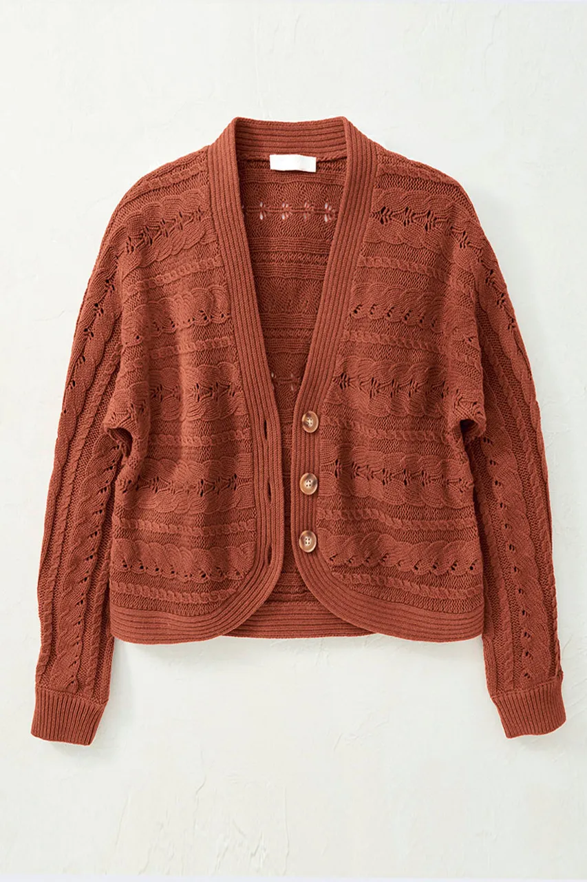 Cable Twist Shrug