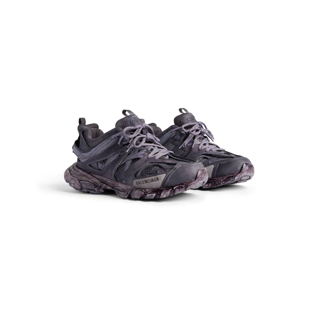 Womens Track Sneaker in Faded Purple