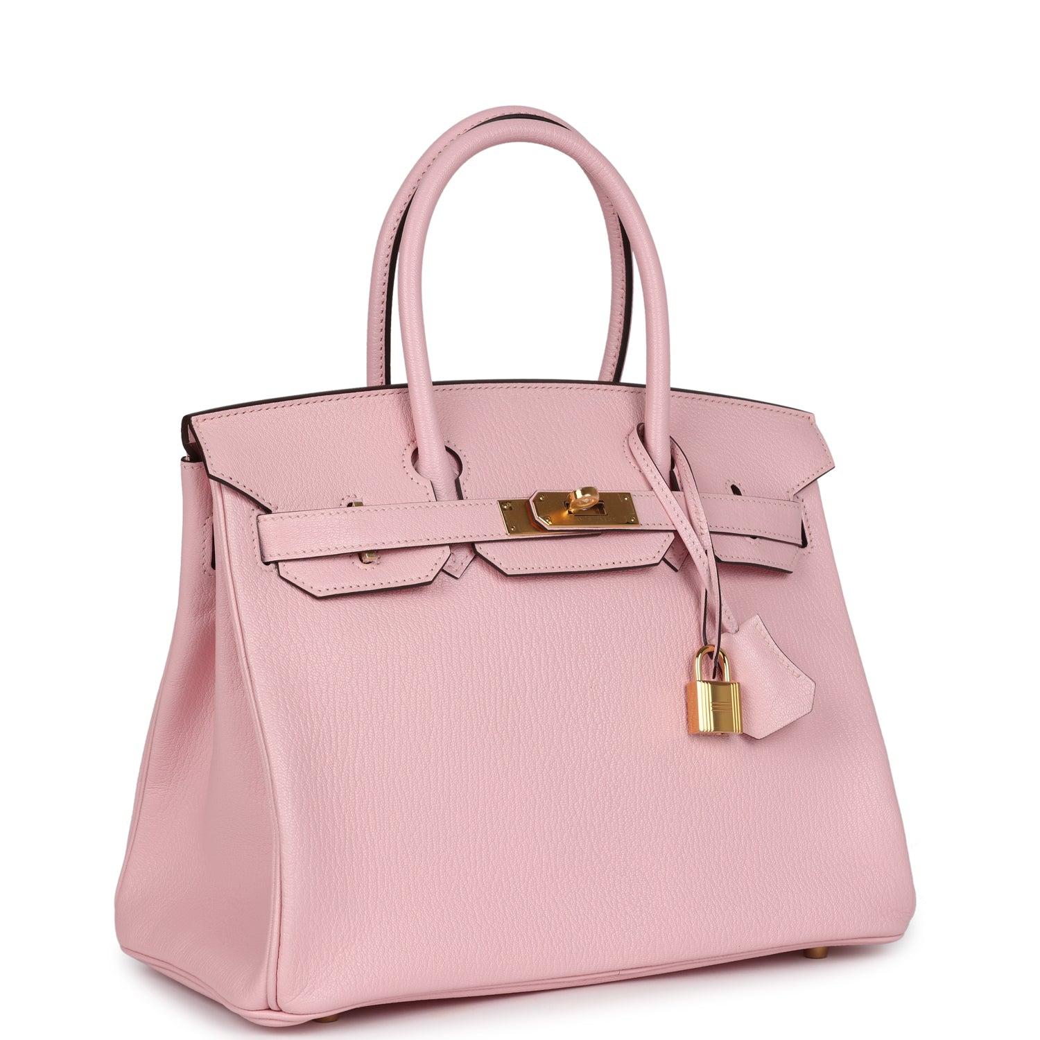 Birkin 30 Rose Sakura Chevre Mysore Gold Hardware