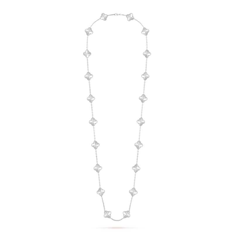 Vintage Alhambra long necklace, 20 motifs