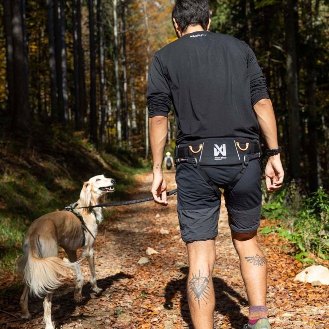 Non-stop Dogwear Trekking 2.0 Magebelte, svart