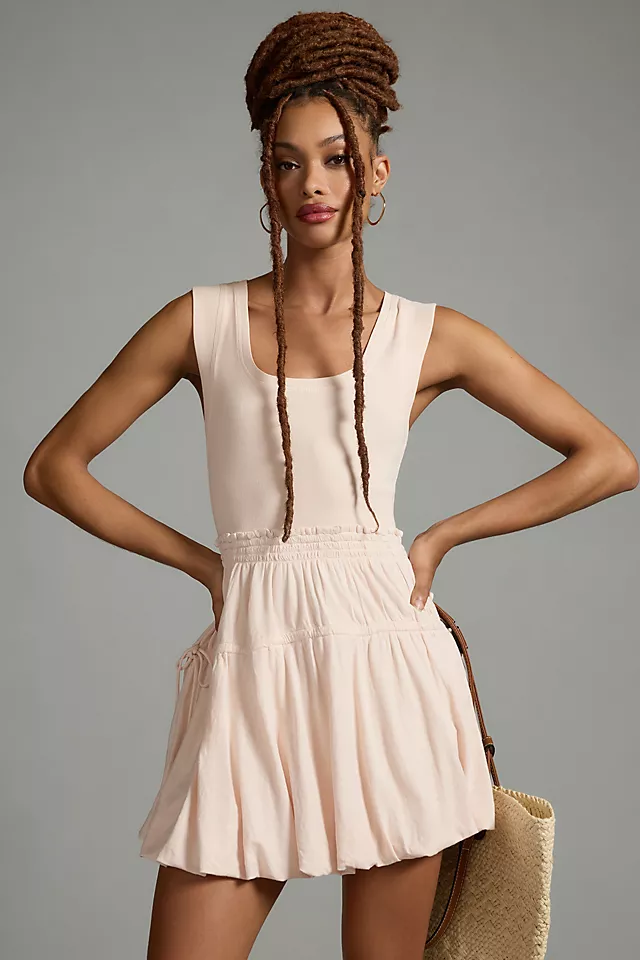 Mini Bubble Dress LATTE