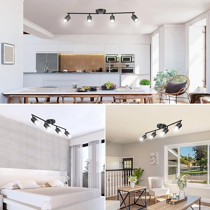 SPOTLUMINARA LED 4 Light Track Lighting Kit