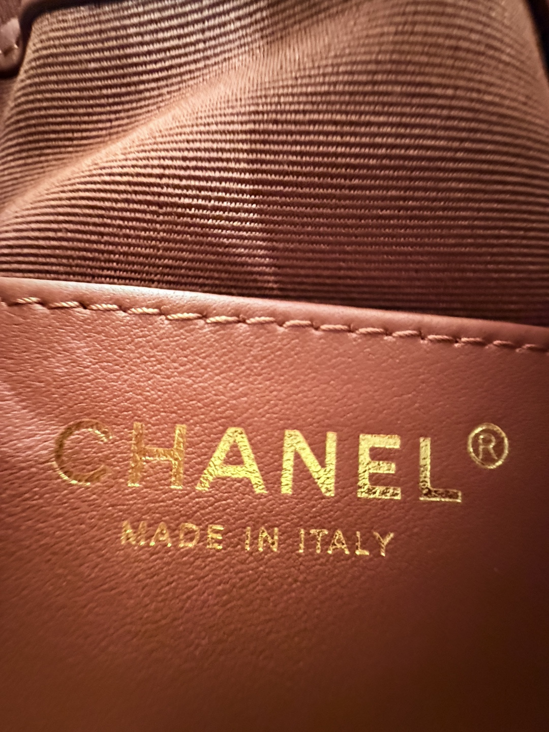 25Bag Mini Drawstring Bag（Reddish Brown） - Mocuir