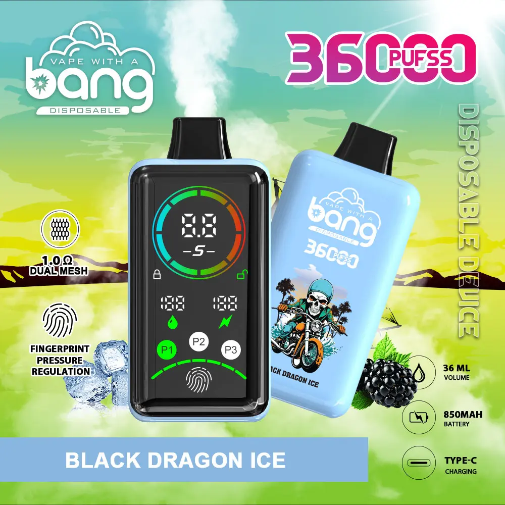 Bang 36K Power Advanced Fingerprint  Disposable Vape(3 pieces)
