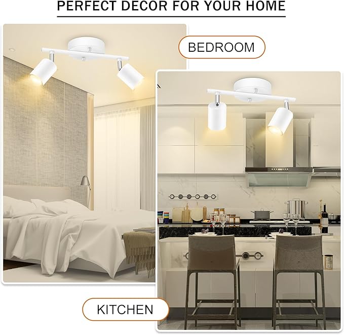 SPOTLUMINARA LED 2 Light Track Lighting Kit