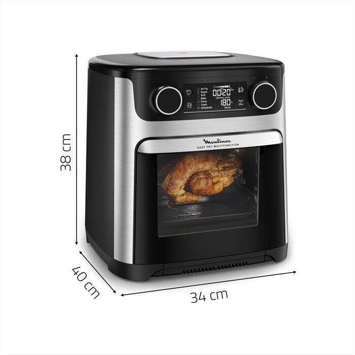 MOULINEX - Friggitrice ad aria AL556DF0-Acciaio Inox