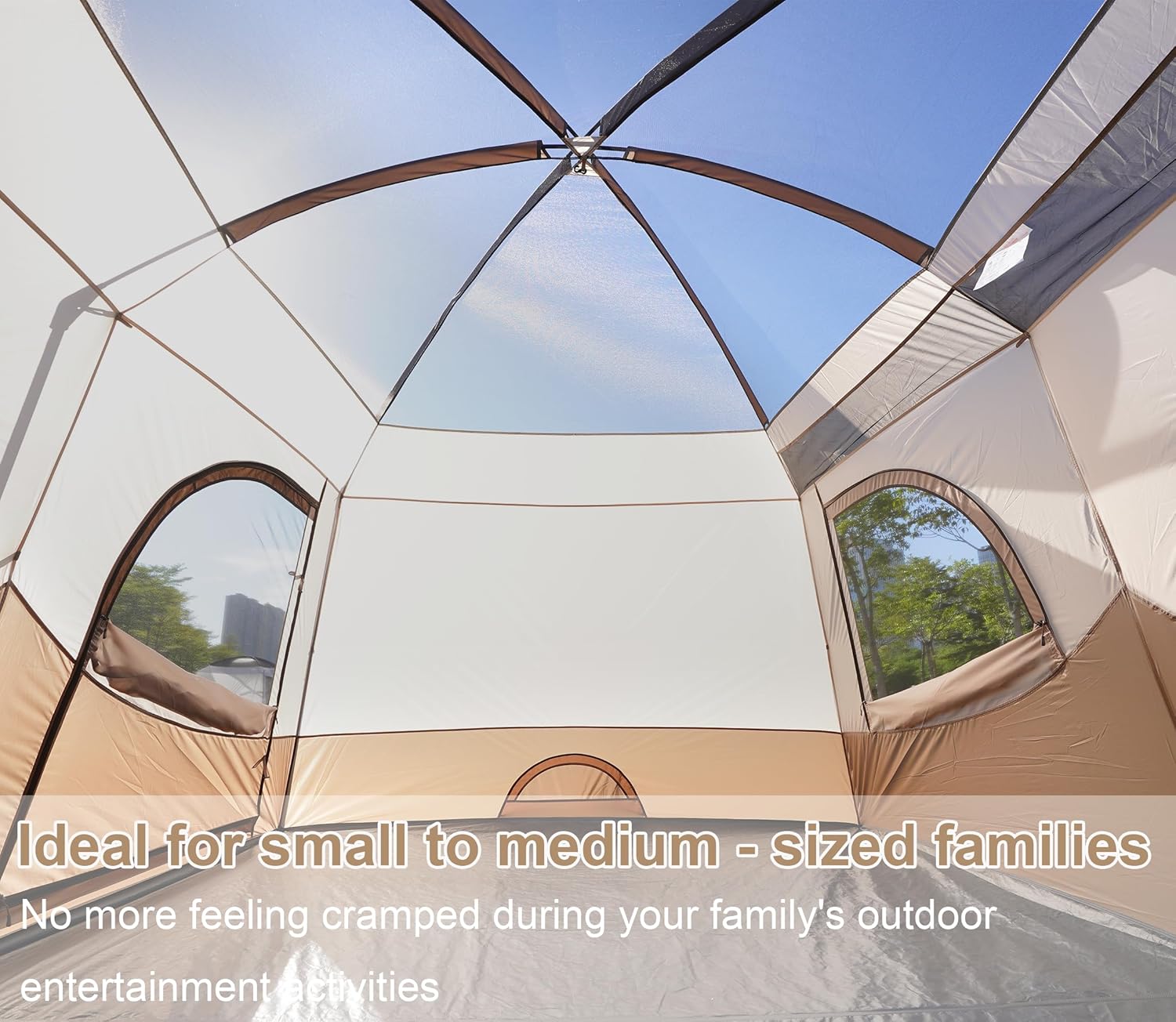 Easy Install Waterproof Outdoor Tent for Camping Hiking