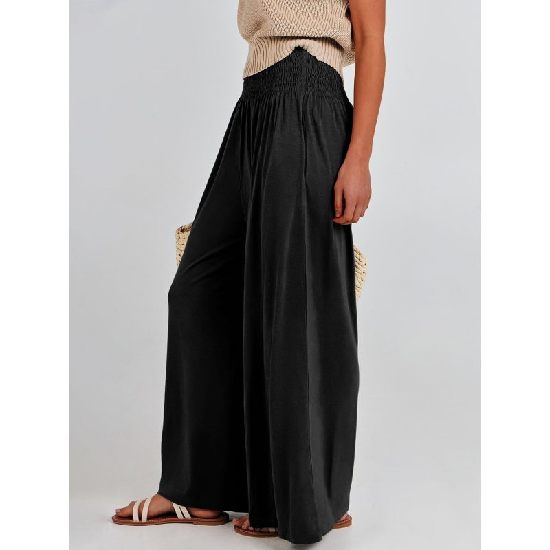 Women Palazzo Pants Summer Boho Wide Leg