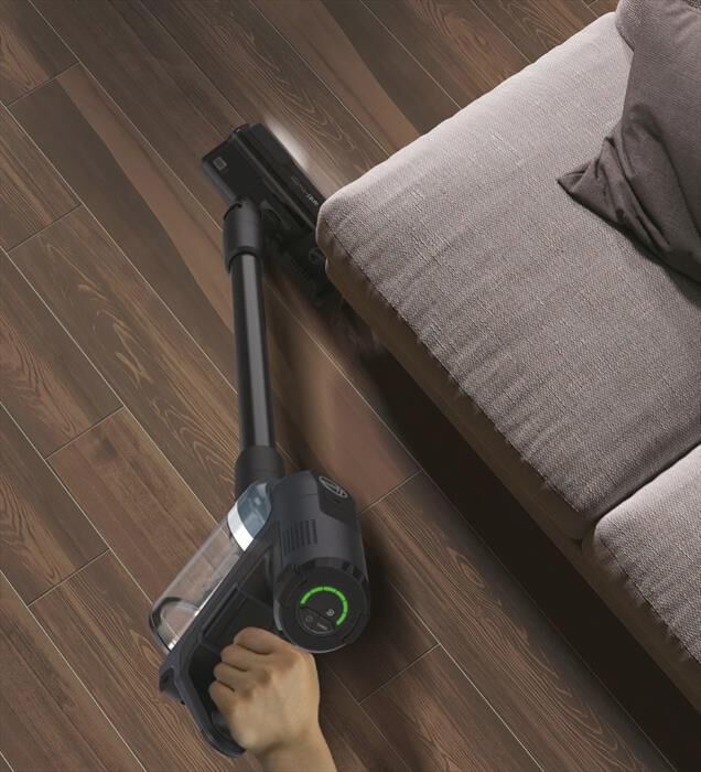 HOOVER - Aspirapolvere ricaricabile HF401P 011-Nero, Argento
