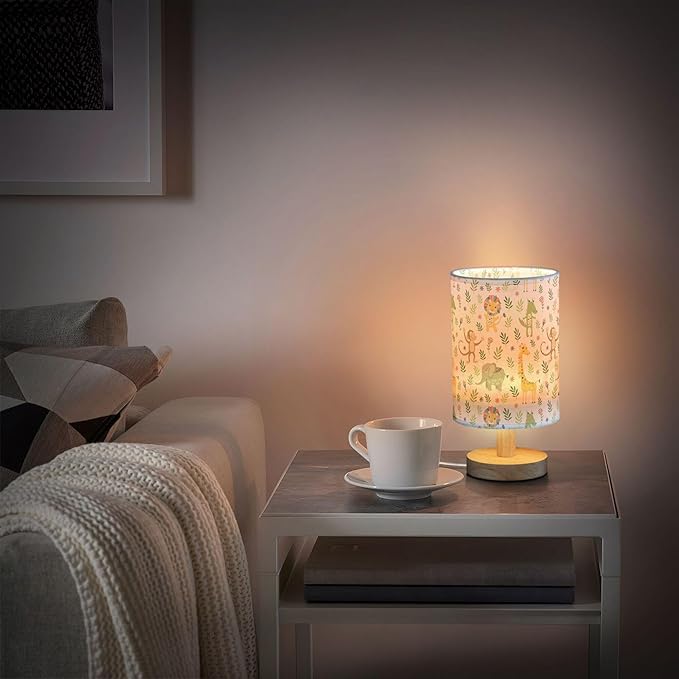 Jungle Animal Pattern Table Lamp