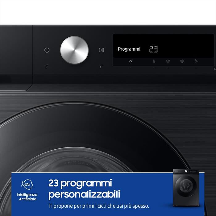 SAMSUNG - Lavatrice WW11DB7B94GBU3 11 Kg Classe A-NERO