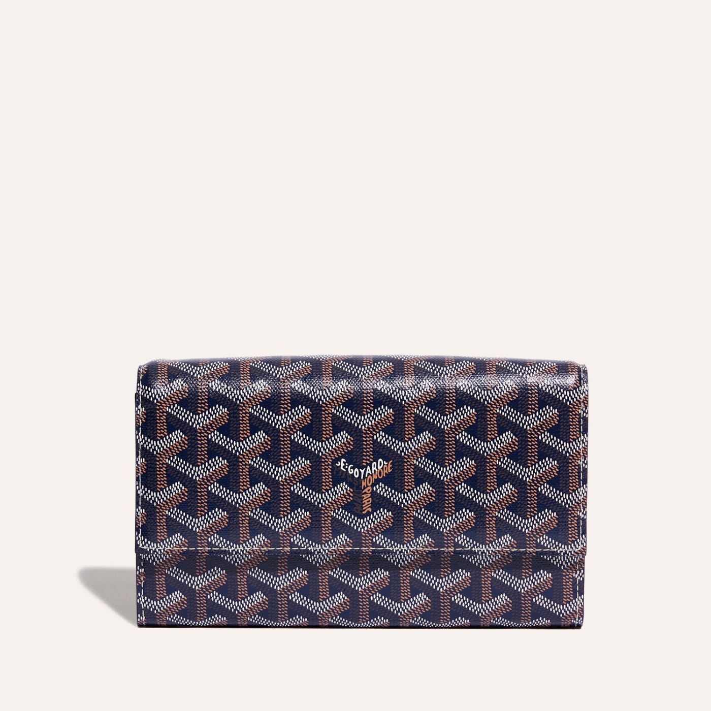 Varenne Continental Wallet Navy Blue