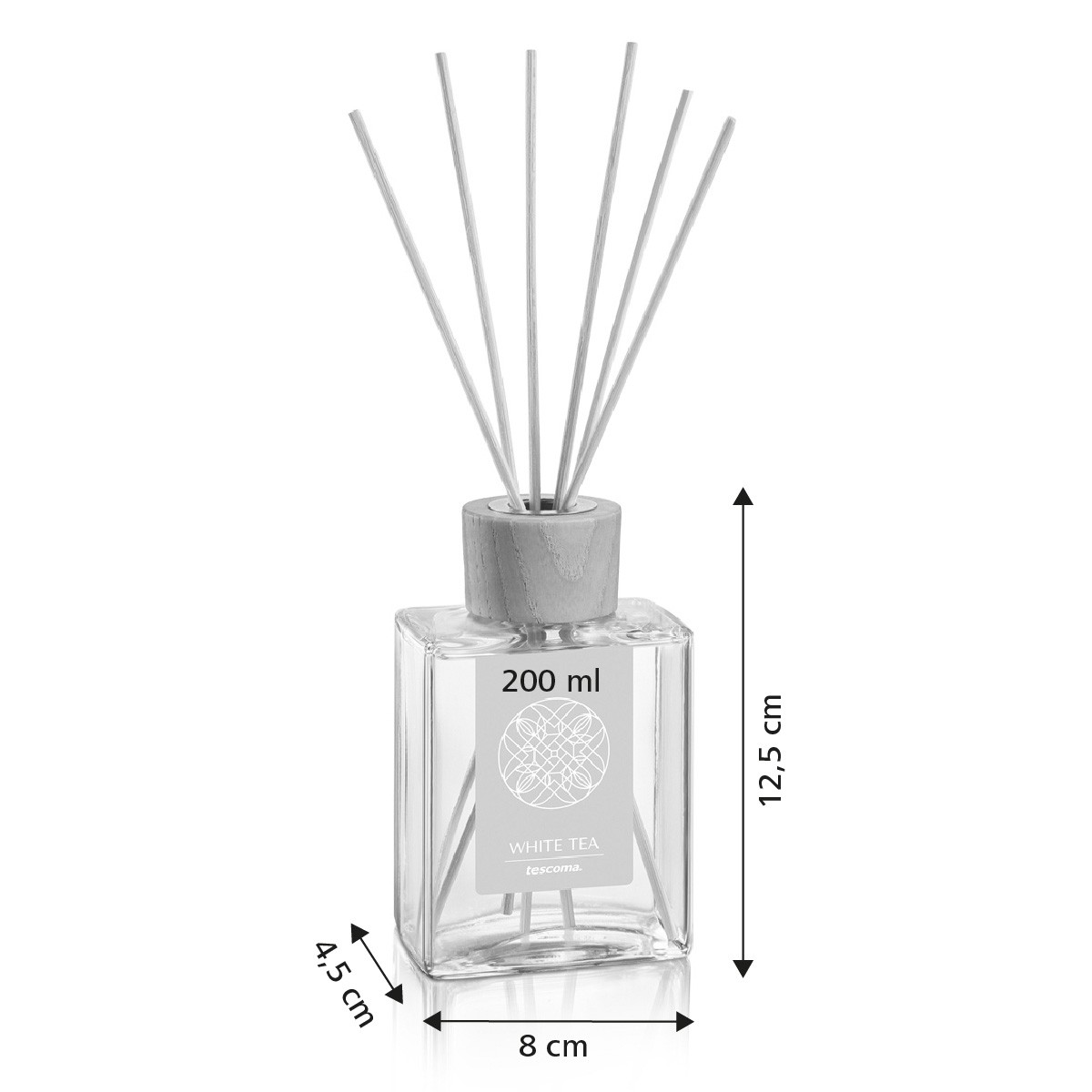 Vonný difuzér FANCY HOME 200 ml, Bílý čaj