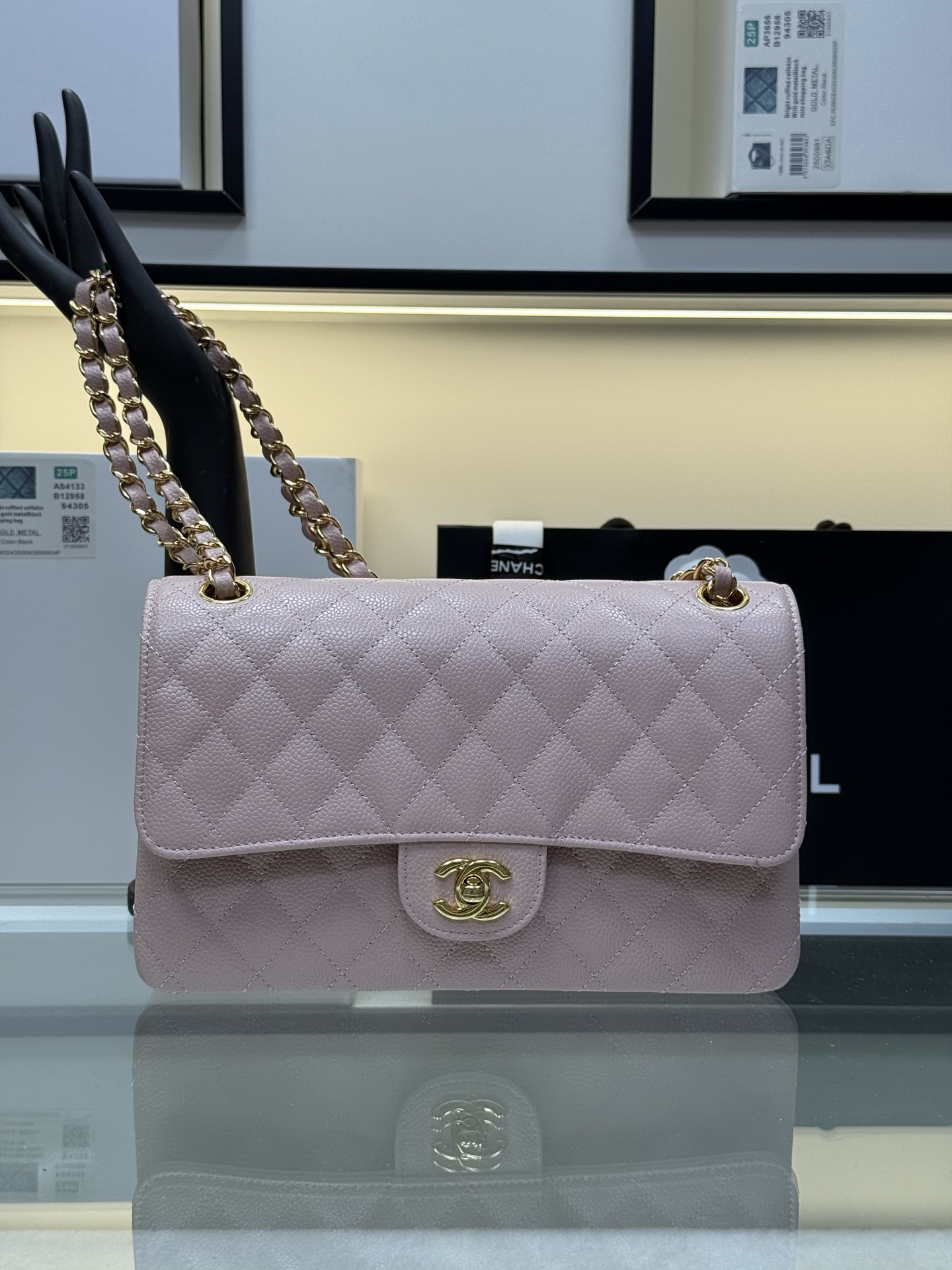 Classic Flap Bag（Light Purple） - Mocuir