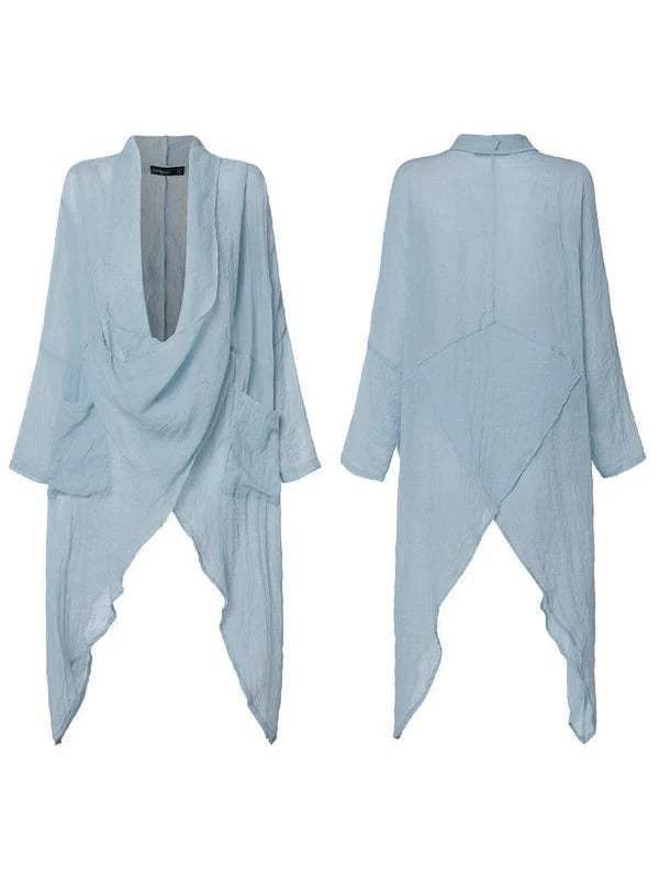 Vintage Long Asymmetrical Shirt