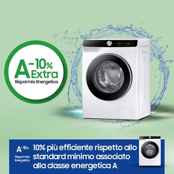 SAMSUNG - Lavatrice WW90DG6U85LKU3 9 Kg Classe A-bianco