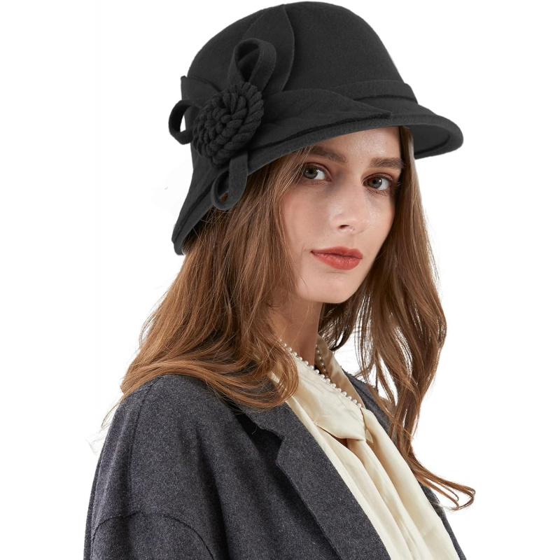 Ladies Wool Felt Bucket Hat