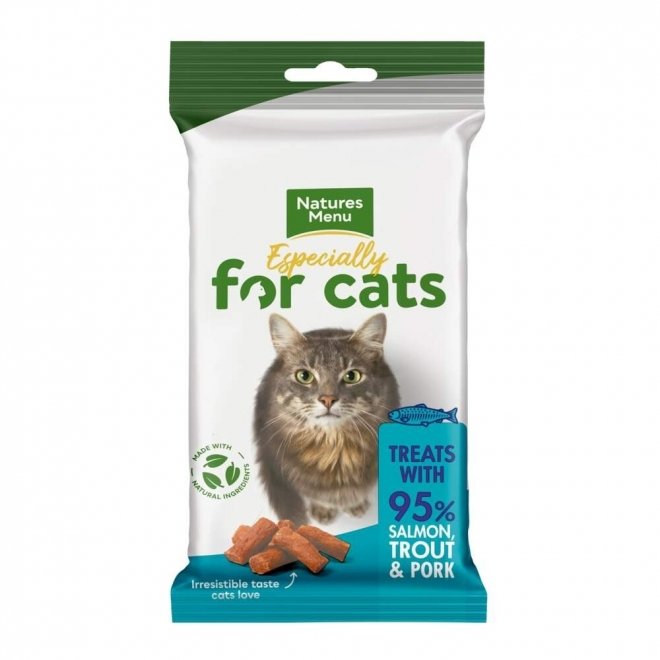 NaturesMenu Cat Treats Laks & Ørret 60 g