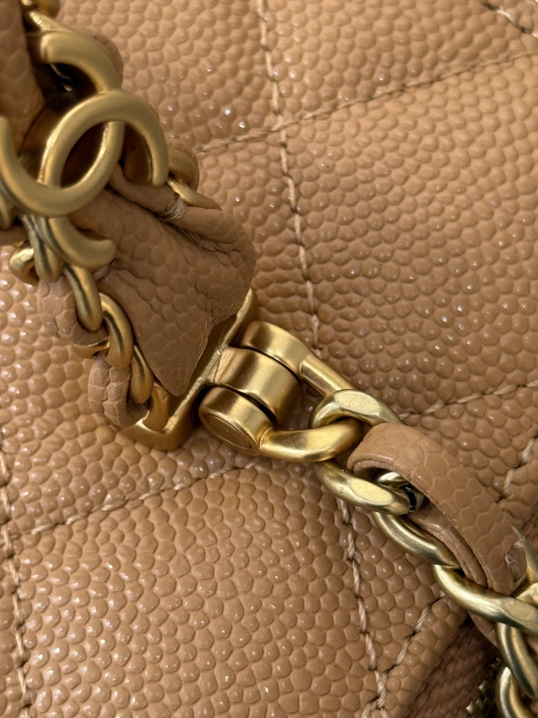 Vanity Case with Handle（Caramel） - Mocuir