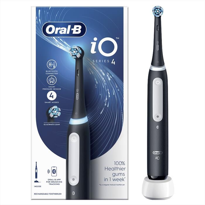 ORAL-B - Spazzolino elettrico ricaricabile IO 4-NERO