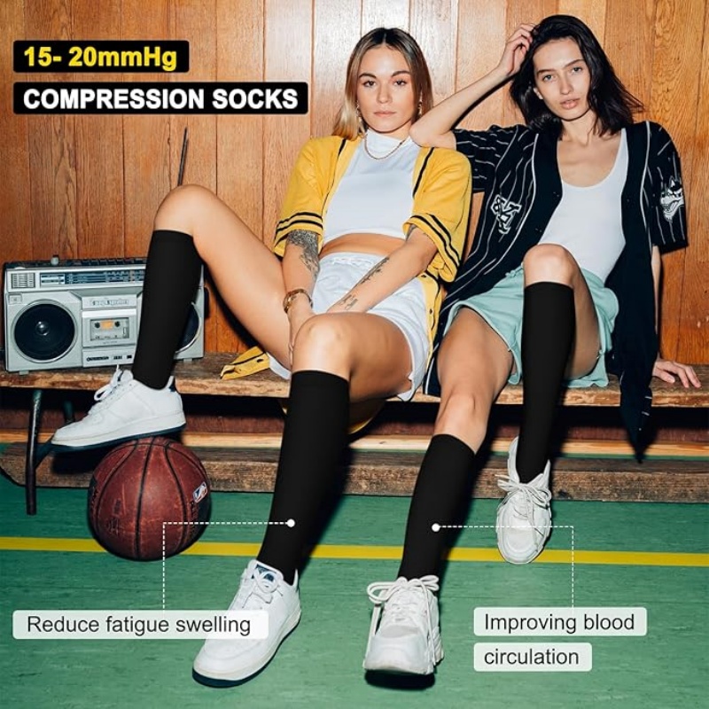 LUNULA 4 Pairs Compression Socks